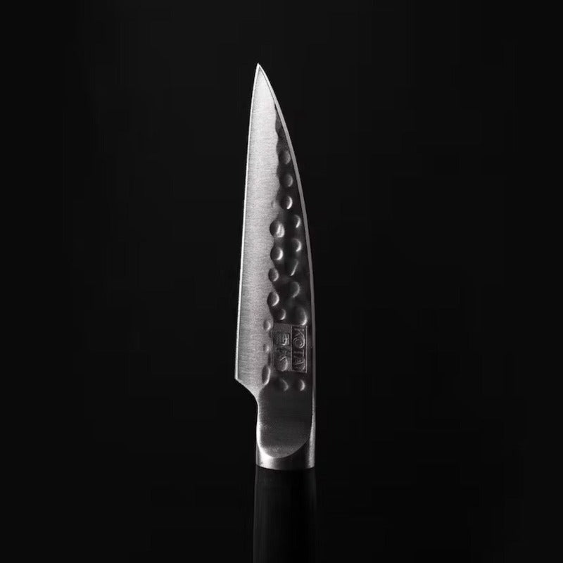 Lame de couteau d'office Kotai de 90 mm - lame martelée - Idée cadeau homme