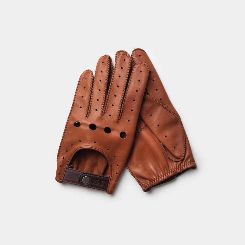 Gants de conduite en cuir roasted