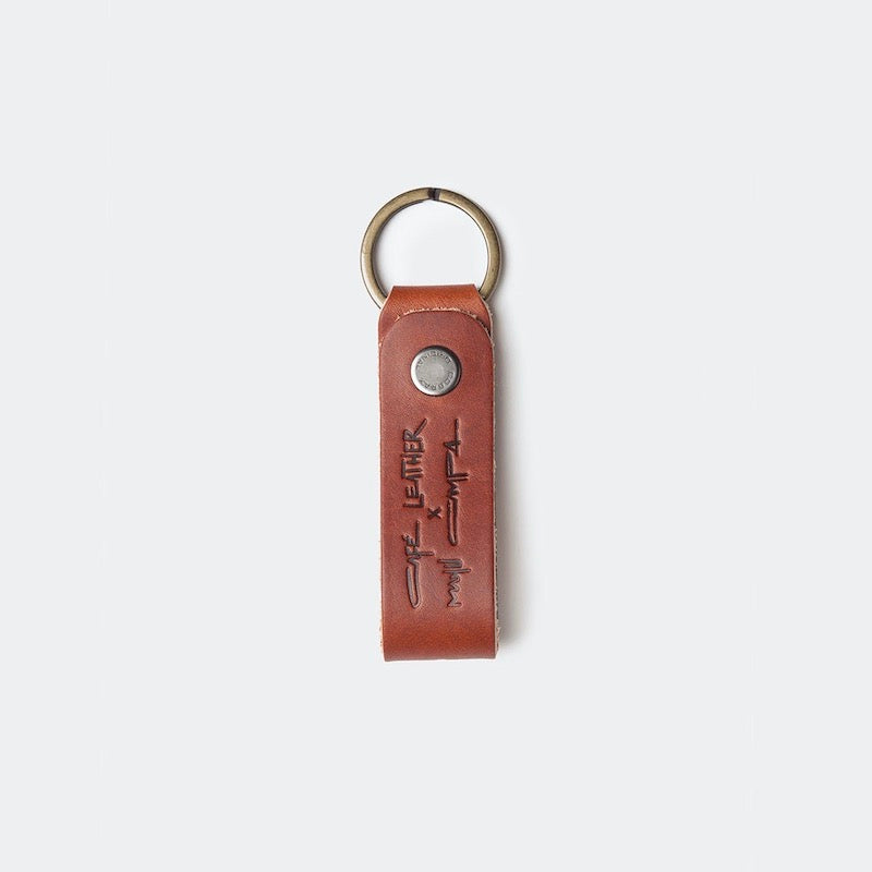 Porte-clés en cuir - Manu Campa - Café Leather – ROBIN concept store  masculin