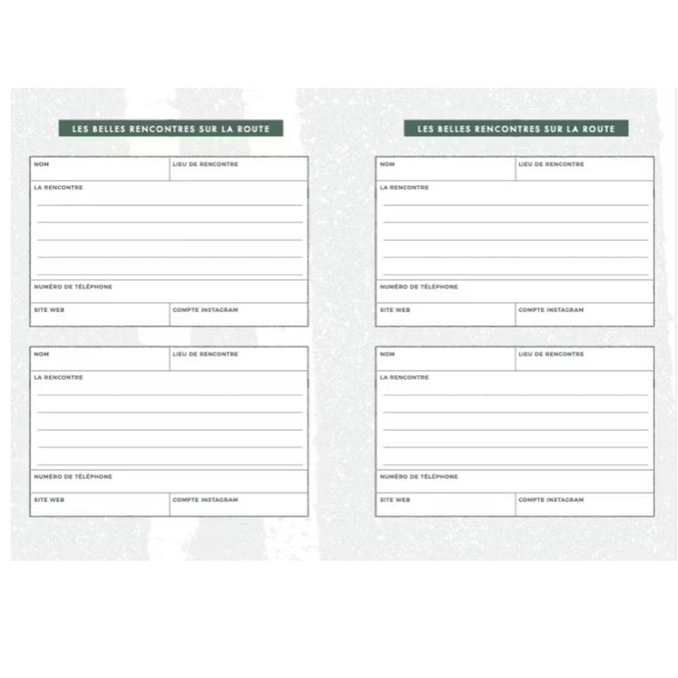Carnet de voyage VanLife