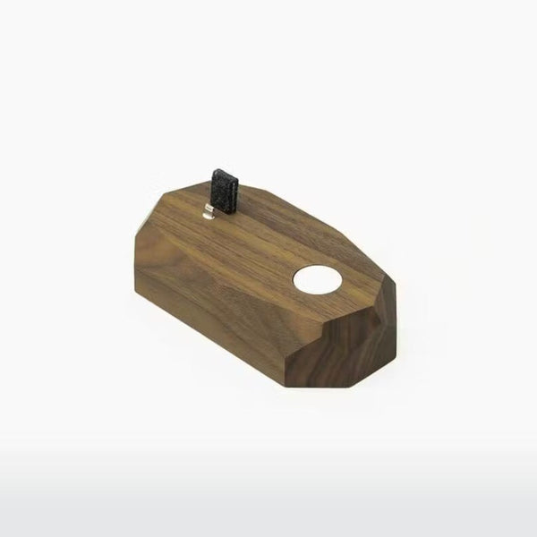 Combo dock chargeur iPhone et Apple watch en bois fait à la main. Dock Okeawood - Cadeau homme.