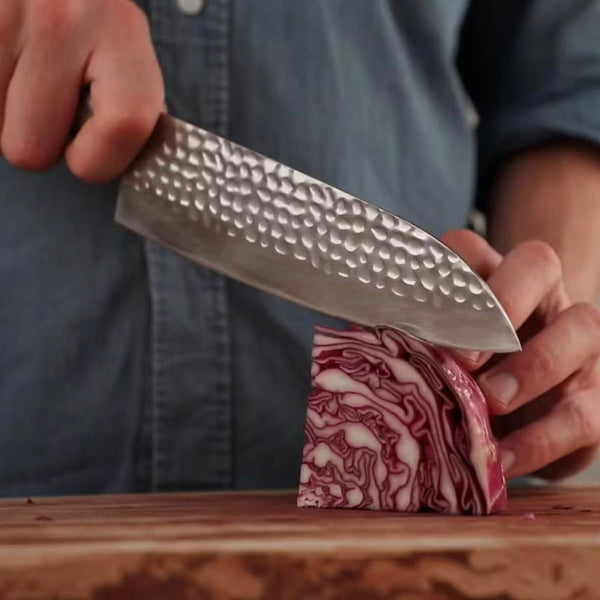 Couteau de cuisine du chef santoku 180mm - Coffret cadeau Annecy