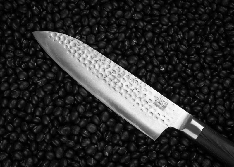 Santoku le couteau de chef avec lame de 180 mm - Idée cadeau homme