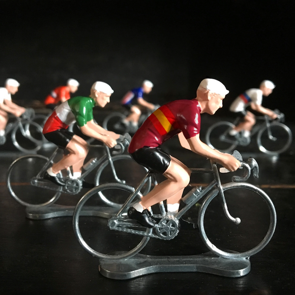 Coffret de cyclistes miniatures