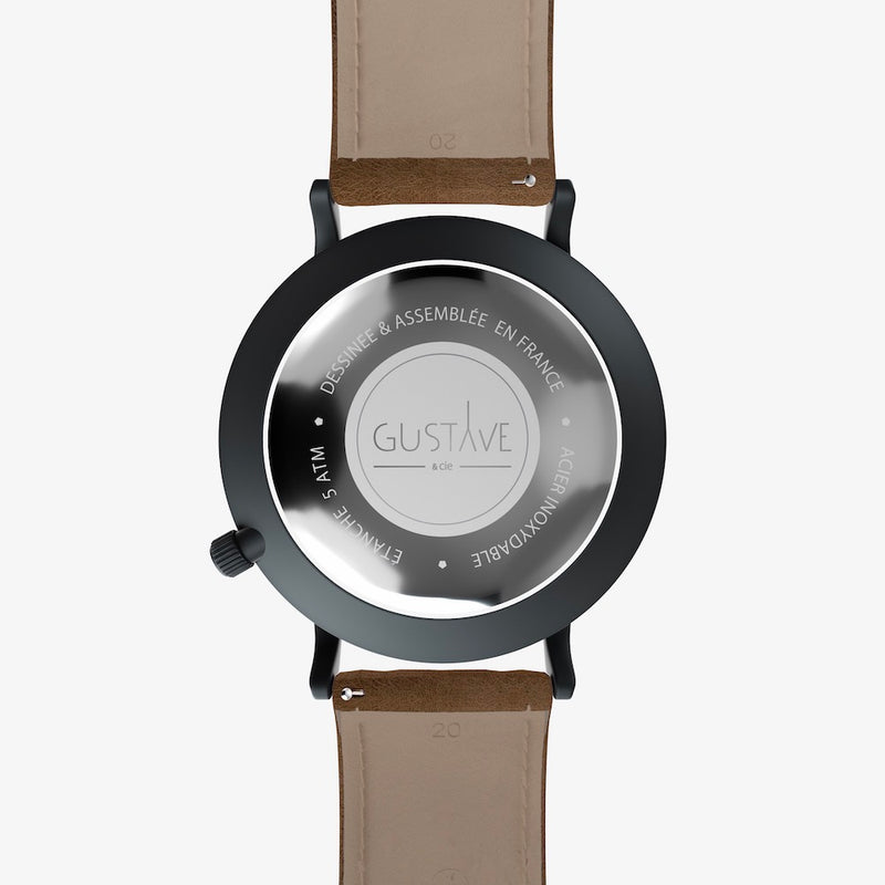 Montre mono aiguille 24h Gustave and cie.