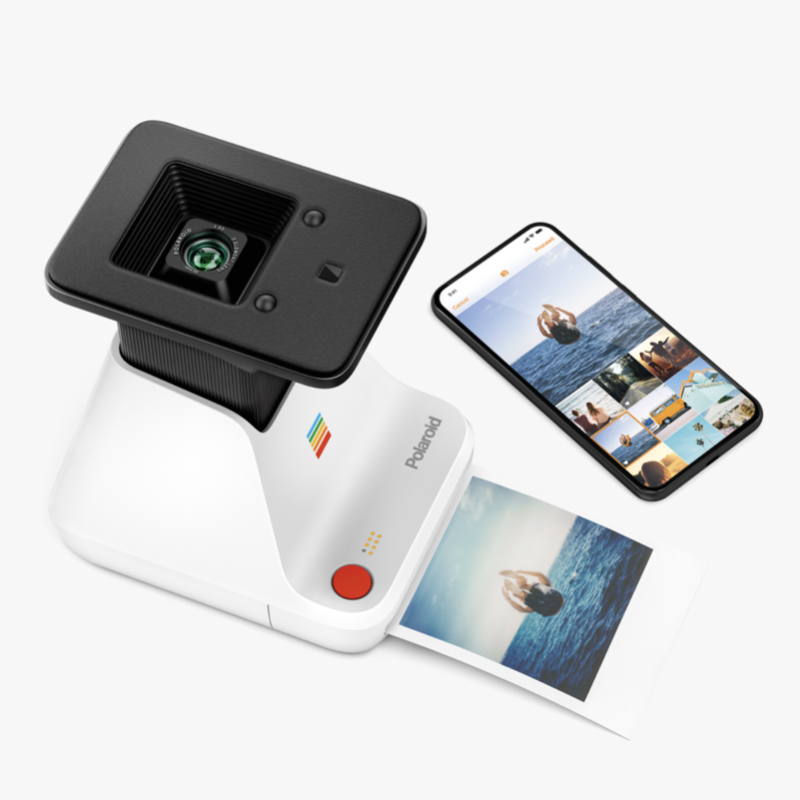 Laboratoire photo pour smartphone, POLAROÏD-lab. Imprimante photo instantané depuis le téléphone. Accessoire de photographie polaroid. Imprime les photos du smartphone. Produits Polaroid chez Robin concept store masculin, boutique en ligne de cadeau  pour homme. Annecy