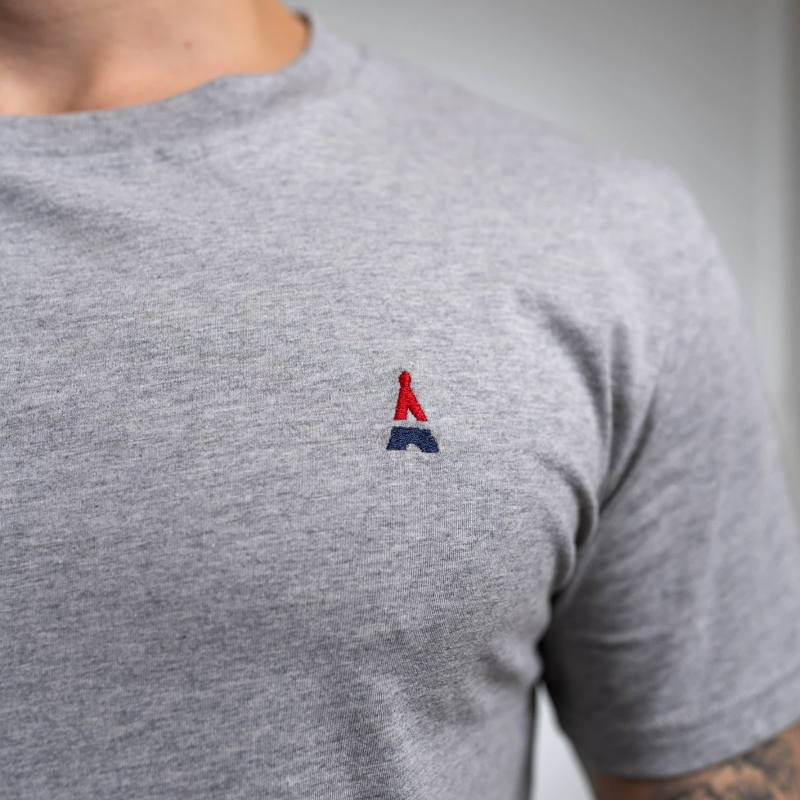 T-shirt homme,Teeshirt homme, T-shirt 100% coton bio | 180 g/m², Gris  de la Maison Ft, vêtement pour homme, idée cadeau homme, noël, fête des pères chez Robin concept store masculin à Annecy, concept store homme.