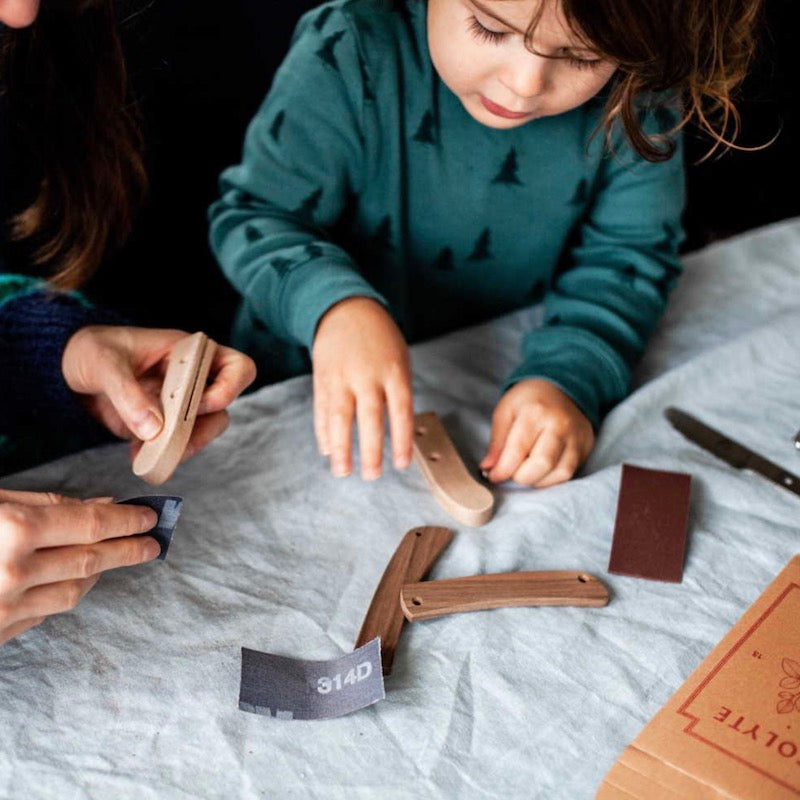 Couteau à fabriquer pour enfant et parents. Cadeau fête des pères.