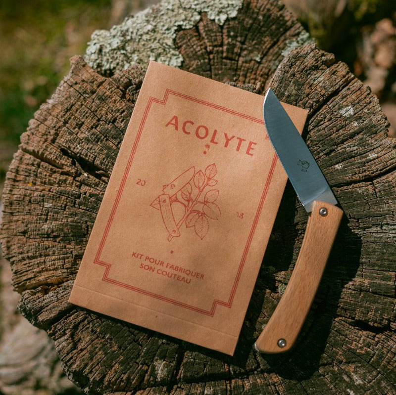 Acolyte kit pour fabriquer son couteau à Annecy. Cadeau fêtes des pères