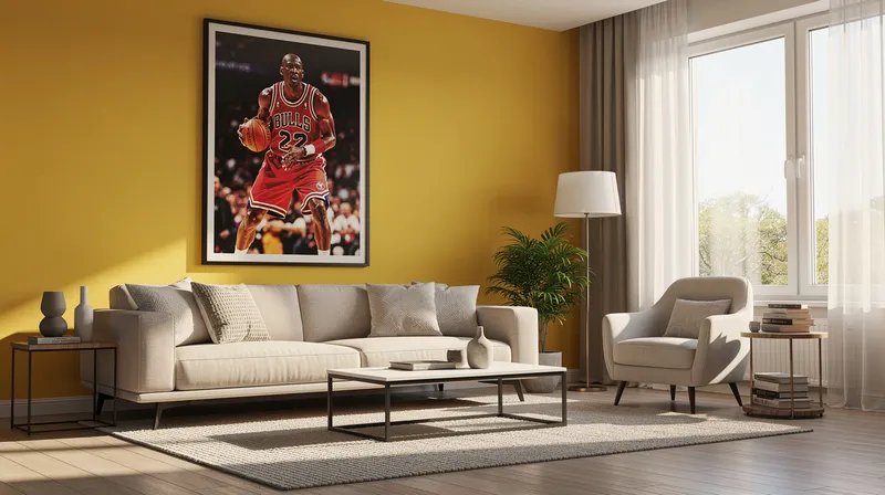 Comment intégrer une affiche Michael Jordan indétrônable dans votre déco