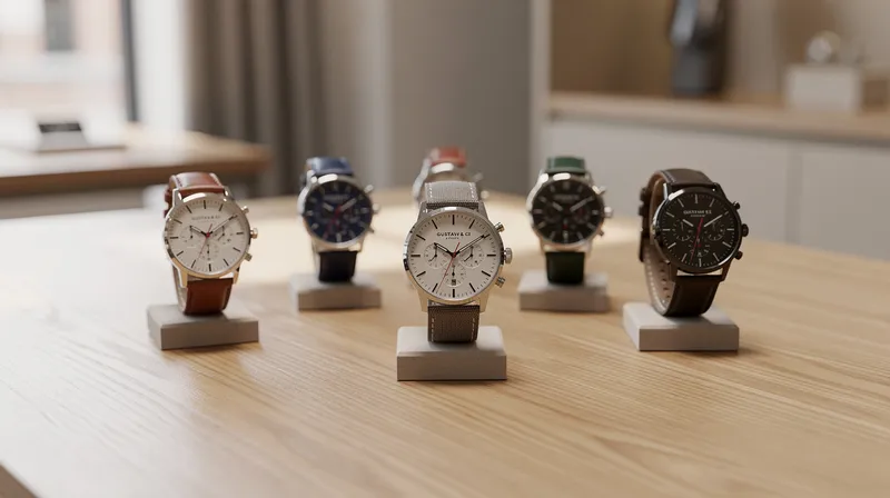 Découvrez l'univers de gustave & cie et ses montres uniques