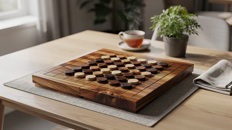 Découvrez le reversi : un jeu stratégique en bois pour tous