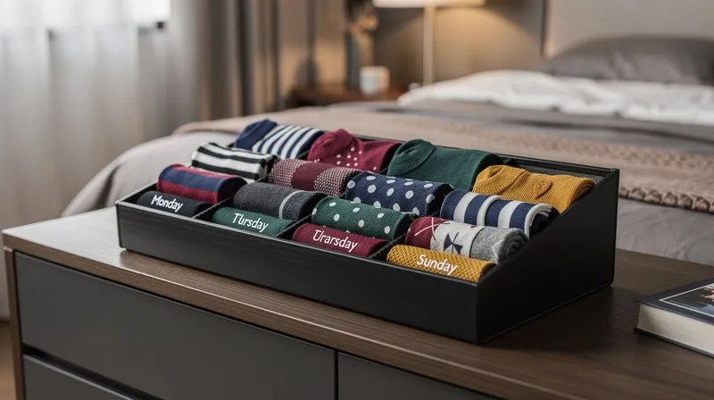 Découvrez le semainier chaussettes homme pour une organisation stylée
