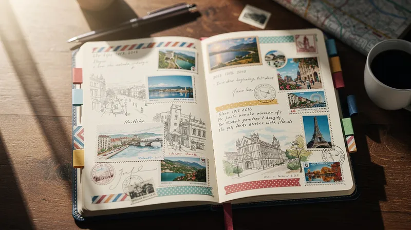 Le carnet de voyage : votre compagnon idéal pour immortaliser vos souvenirs